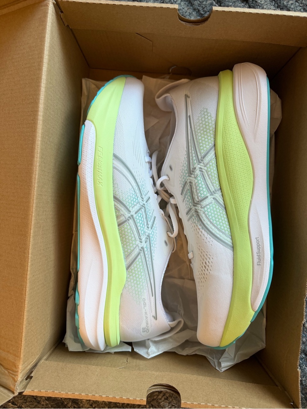 ASICS Gel-Kayano 33 - white/energy aqua Brand new - Picture 12 of 13